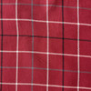 Tallyho in Cranberry | Upholstery Fabric | Red / Black / White Windowpane Plaid | Ralph Lauren | Heavyweight |  54" Wide | Sold BTY