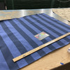Connelly in Cascade | Upholstery Canvas / Slipcover Fabric | Wide Stripes in Navy and Marine Blue | Medium Weight | 54" Wide | By the Yard