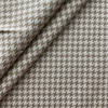 Kerry In Leather | Upholstery Fabric | Camel / Tan Houndstooth | Ralph Lauren | Heavyweight |  54" Wide | Sold BTY