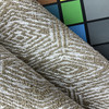 Adar in Latte | Jacquard Upholstery Fabric | Beige / White | Heavy Weight | 100% Polyester | 54" Wide | By the Yard