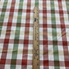Ruskin in Papaya | Plaid Fabric in Rust, Green, Tan |  Midweight Home Decor Fabric |  Cotton Blend | Marlatex | 54" Wide | BTY