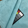 Unisuede in Turquoise   | Aqua Microsuede Woven Upholstery Fabric |  Medium weight | Home Decor | 100% Olefin |  54" Wide | Sold BTY