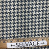 Kerry In Charcoal  | Upholstery Fabric | Grey / Off White / Taupe Houndstooth | Ralph Lauren | Heavy Weight |  54" Wide | Sold BTY