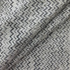 Teya in Moonstone | Chenille Upholstery Fabric | Chevron in Off White / Grey | Heavy Weight | 100% Polyester | 54" Wide | By the Yard