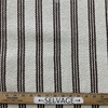 Stripes in Brown and Off White | Upholstery Fabric | Heavy Textured Weave | Heavyweight | 54" Wide | By the Yard