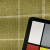 Sterlington in Artichoke  | Upholstery Fabric | Plaid Windowpane Plaid in Warm Green | Medium weight | Home Decor | 54" Wide | Sold BTY