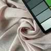 Ballet Pink Crushed Batiste Fabric | Crinkle Sheer | Drapery | Home Decor | Apparel | 100% Polyester | 51" Wide | Sold BTY