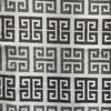Matteo in Linen | Jacquard Upholstery Fabric | Greek Key Design in Grey / Taupe / Off White | Heavy Weight | 54" Wide | By the Yard