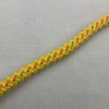 GRAB LINE - Safety Rope | 3/8" | FLOATING | YELLOW W/RED SILVER TRACER | Sold by the linear foot |