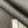 Solid Heathered Charcoal Grey Coating Wool | Wool / Poly Blend | Soft Flat Felt | 20oz | 60" Wide | DYE LOTS MAY VARY