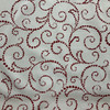PREMIER SCROLL In Color LIPSTICK Printed home Decor Fabric | By the Yard