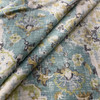 Benbrook in Caribbean | Home Decor Fabric | Medallion Design in Turquoise / Yellow / White | Covington | 54" Wide | By the Yard