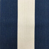 2.25 Yard Piece of Nautical Stripes in Navy Blue and Oyster White | Upholstery / Slipcover Fabric  | 54" Wide | By the Yard