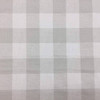 2 Yard Piece of Gray and Muted White Plaid Fabric | Drapery / Upholstery Fabric | 54"W  |