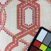 2.325 Yard Piece of Turnabout in Coral | Pink, Orange, Beige | Home Decor Fabric | Light Upholstery / Drapery | 54" Wide | By the Yard