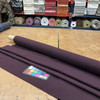 2.25 Yard Piece of Dark Burgundy Coating Wool | Wool / Poly Blend | Soft Brushed Twill Weave with Slight Sheen | 20oz | 60" Wide  | DYE LOTS MAY VARY | COATWOOL-117-REM29