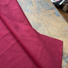 2 Yard Piece of Cherry Red Coating Wool | Wool / Poly Blend | Super Soft Brushed Twill Weave | 20oz | 60" Wide  | DYE LOTS MAY VARY | COATWOOL-107-REM12