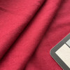2.5 Yard Piece of Solid Red Coating Wool | Wool / Poly Blend | Soft Flat Felt | 20oz | 60" Wide  | DYE LOTS MAY VARY