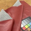 Solid Red Faux Leather | Vinyl Upholstery Fabric | Heavy Weight | 54" Wide | By the Yard
