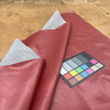 Solid Red Faux Leather | Vinyl Upholstery Fabric | Heavy Weight | 54" Wide | By the Yard