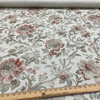 Vintage Duck Document | Home Decor Fabric | Floral Branches in Natural / Red / Green | 54" Wide | P Kaufmann | Medium Weight | By the Yard