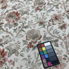 Vintage Duck Document | Home Decor Fabric | Floral Branches in Natural / Red / Green | 54" Wide | P Kaufmann | Medium Weight | By the Yard