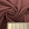 2.75 Yard Piece of Dark Burgundy Coating Wool | Wool / Poly Blend | brushed felt | 20oz | 60" Wide | DYE LOTS MAY VARY