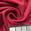 3 Yard Piece of Solid Red Coating Wool | Wool / Poly Blend | Soft Flat Felt | 20oz | 60" Wide  | DYE LOTS MAY VARY | COATWOOL-111-REM38