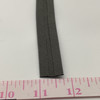 SUNBRELLA 3/4 INCH BIAS BINDING IN Charcoal Grey 4644-0000 BY THE YARD/ ROLL