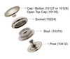 DURABLE SNAP STUD Stainless Steel | 10370 |