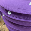 1 INCH Purple Light Weight Cotton Webbing / Bag Straps / Edging | By The Yard