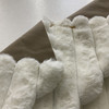 Lavish Plush Faux Mink Corduroy in White | Upholstery Fabric | Super Soft | Heavy Weight | 54" Wide | By the Yard