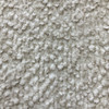 Pebbled Fur in Flecked Off White | Upholstery Fabric | Heavy Weight | 54" Wide | By the Yard