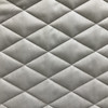 Queen Porschia in Ash Gray | Upholstery Fabric | Quilted Diamonds Layered with Dacron | Heavy Weight | 54" Wide | By the Yard
