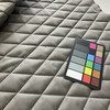 Queen Porschia in Ash Gray | Upholstery Fabric | Quilted Diamonds Layered with Dacron | Heavy Weight | 54" Wide | By the Yard