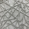 Abstract Lines in Grey Low Pile Fur | Upholstery Fabric | Heavy Weight | 54" Wide | By the Yard