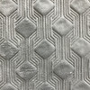 Quilted Geometric Design in Light Grey | Upholstery Fabric | Super Soft | Heavy Weight | 54" Wide | By the Yard