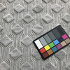 Quilted Geometric Design in Light Grey | Upholstery Fabric | Super Soft | Heavy Weight | 54" Wide | By the Yard