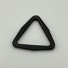 1.5 Inch Triangle Loop | Black | Plastic Hardware | Use for Bags / Straps / Webbing