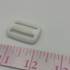 1 Inch Adjuster Slide | White | Plastic Hardware | Use for Bags / Straps / Webbing