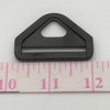 1.5 Snap Hook Loop | Black | Plastic Hardware | Use for Bags / Straps / Webbing.