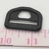 1 Inch D-Ring | Black | Plastic Hardware | Use for Bags / Straps / Webbing