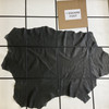 Black Nappa Lambskin Leather Hide | 6.5 Square Feet | 1.5 Ounce / 0.7 mm.