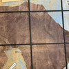 Distressed Dark Brown / Tan Nappa Lambskin Leather Hide | 4 Square Feet | 1.5 Ounce / 0.6 mm