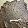 Distressed Dark Brown / Tan Nappa Lambskin Leather Hide | 4 Square Feet | 1.5 Ounce / 0.6 mm