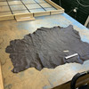 Distressed Dark Brown / Tan Nappa Lambskin Leather Hide | 4 Square Feet | 1.5 Ounce / 0.6 mm