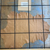 Crackle Tan Brown Nappa Lambskin Leather Hide | 6 Square Feet | 2.5 Ounce / 1 mm.