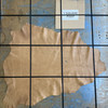 Crackle Tan Brown Nappa Lambskin Leather Hide | 5 Square Feet | 2.5 Ounce / 1 mm
