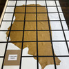 Lightly Mottled Tan Brown | Leather Cowhide |  15 Square Feet | 3 Ounce / 1.2 mm