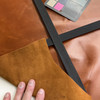 Chestnut Brown Lightly Mottled | Patent Leather Cowhide | 22 Square Feet | 3 Ounce / 1.2 mm